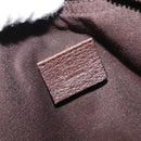 GUCCI GG Canvas Shoulder Bag Beige Silver 120975 Auth 146735-18