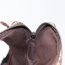 GUCCI GG Canvas Shoulder Bag Beige Silver 120975 Auth 146735-19