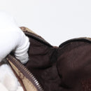 GUCCI GG Canvas Shoulder Bag Beige Silver 120975 Auth 146735-20