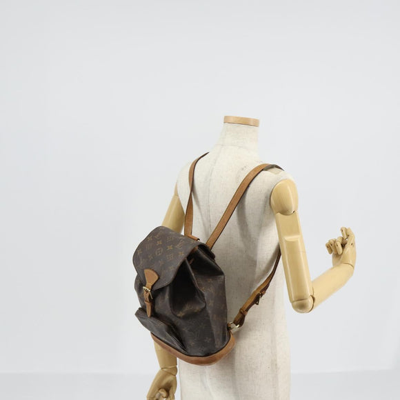 LOUIS VUITTON Monogram Montsouris MM Backpack M51136 LV Auth 146740A