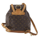 LOUIS VUITTON Monogram Montsouris MM Backpack M51136 LV Auth 146740-2