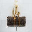 LOUIS VUITTON Monogram Keepall Bandouliere 55 Boston Bag M41414 LV Auth 146741-22