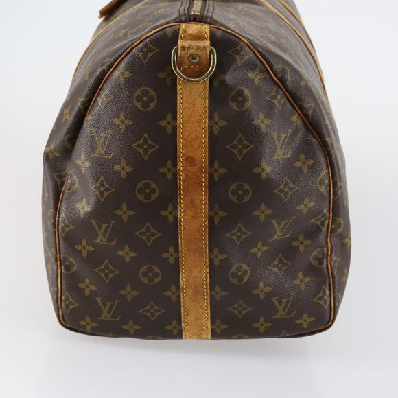LOUIS VUITTON Monogram Keepall Bandouliere 55 Boston Bag M41414 LV Auth 146741