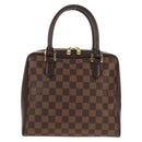 LOUIS VUITTON Damier Ebene Brera Hand Bag N51150 LV Auth 146743V-2