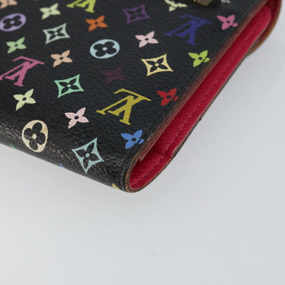 LOUIS VUITTON Monogram Multicolor Portefeuille Eugenie Wallet M93738 Auth 146747