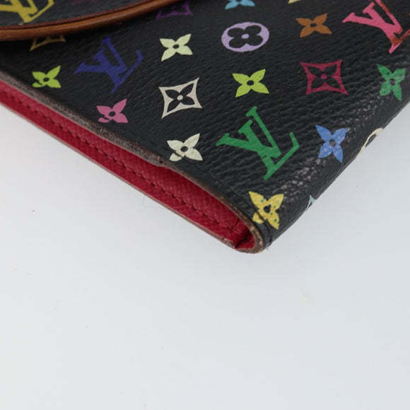 LOUIS VUITTON Monogram Multicolor Portefeuille Eugenie Wallet M93738 Auth 146747