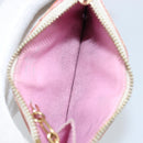 LOUIS VUITTON Multicolor Pochette ClesNM Coin Purse White M93734 LV Auth 146748-11