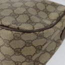 GUCCI GG Supreme Web Sherry Line Shoulder Bag PVC Beige 89 02 032 Auth 146752-16