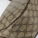 GUCCI GG Supreme Web Sherry Line Shoulder Bag PVC Beige 89 02 032 Auth 146752-17