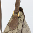GUCCI GG Supreme Web Sherry Line Shoulder Bag PVC Beige 89 02 032 Auth 146752-10