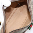 GUCCI GG Supreme Web Sherry Line Shoulder Bag PVC Beige 89 02 032 Auth 146752-11