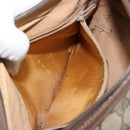 GUCCI GG Supreme Web Sherry Line Shoulder Bag PVC Beige 89 02 032 Auth 146752-23