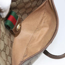 GUCCI GG Supreme Web Sherry Line Shoulder Bag PVC Beige 89 02 032 Auth 146752-24