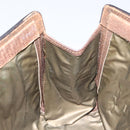 GUCCI GG Supreme Web Sherry Line Clutch Bag PVC Leather Beige Auth 146759-18