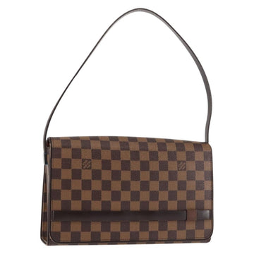 LOUIS VUITTON Damier Ebene Tribeca Ron Shoulder Bag N51160 LV Auth 146766