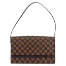 LOUIS VUITTON Damier Ebene Tribeca Ron Shoulder Bag N51160 LV Auth 146766-13