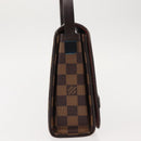 LOUIS VUITTON Damier Ebene Tribeca Ron Shoulder Bag N51160 LV Auth 146766-4