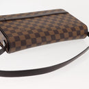 LOUIS VUITTON Damier Ebene Tribeca Ron Shoulder Bag N51160 LV Auth 146766-6
