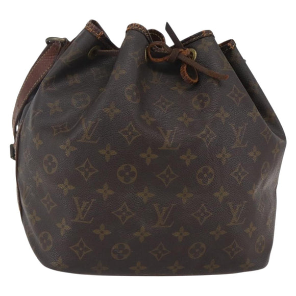 LOUIS VUITTON Monogram Petit Noe Shoulder Bag M42226 LV Auth 146768