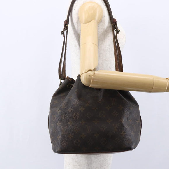 LOUIS VUITTON Monogram Petit Noe Shoulder Bag M42226 LV Auth 146768