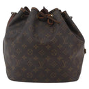 LOUIS VUITTON Monogram Petit Noe Shoulder Bag M42226 LV Auth 146768-13