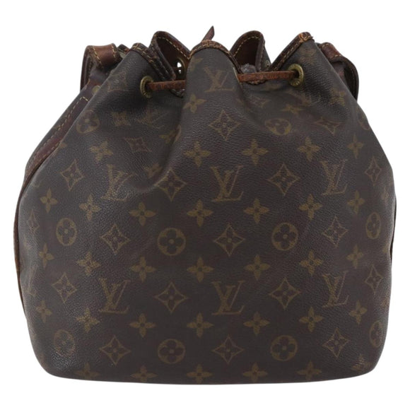 LOUIS VUITTON Monogram Petit Noe Shoulder Bag M42226 LV Auth 146768