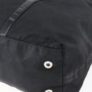PRADA Tote Bag Nylon Leather 2way Black Silver Auth 146769-16