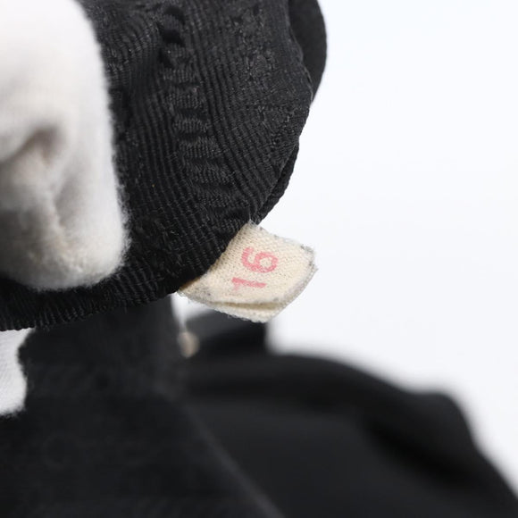 PRADA Tote Bag Nylon Leather 2way Black Silver Auth 146769