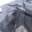 PRADA Shoulder Bag Nylon Black Silver Auth 146770-18