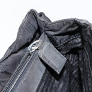 PRADA Shoulder Bag Nylon Black Silver Auth 146770-21