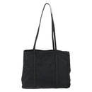 PRADA Shoulder Bag Nylon Black Silver Auth 146770-13