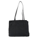 PRADA Shoulder Bag Nylon Black Silver Auth 146770-2