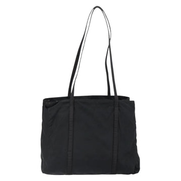 PRADA Shoulder Bag Nylon Black Silver Auth 146770 - 0