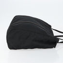 PRADA Shoulder Bag Nylon Black Silver Auth 146770-3