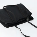 PRADA Shoulder Bag Nylon Black Silver Auth 146770-6