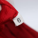 PRADA Shoulder Bag Nylon Red Silver Auth 146771-12