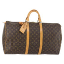 LOUIS VUITTON Monogram Keepall 55 Boston Bag M41424 LV Auth 146775-1
