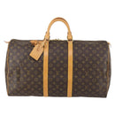 LOUIS VUITTON Monogram Keepall 55 Boston Bag M41424 LV Auth 146775-13