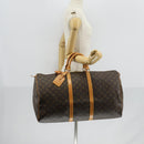LOUIS VUITTON Monogram Keepall 55 Boston Bag M41424 LV Auth 146775-22