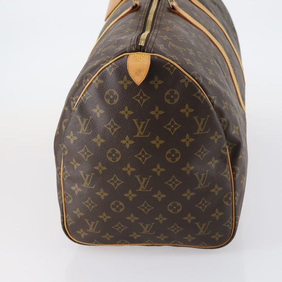 LOUIS VUITTON Monogram Keepall 55 Boston Bag M41424 LV Auth 146775