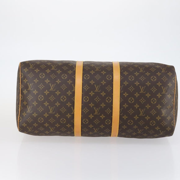 LOUIS VUITTON Monogram Keepall 55 Boston Bag M41424 LV Auth 146775