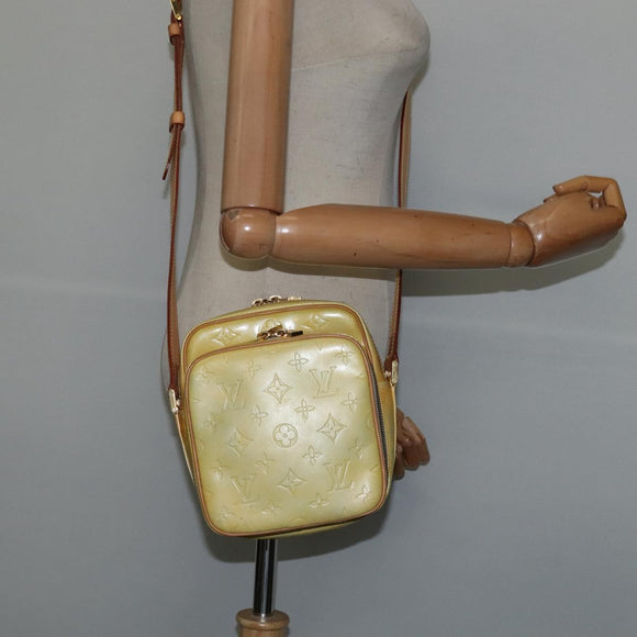 LOUIS VUITTON Monogram Vernis Wooster Shoulder Bag Gris M91036 LV Auth 146779