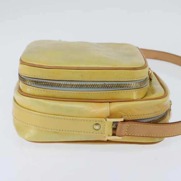 LOUIS VUITTON Monogram Vernis Wooster Shoulder Bag Gris M91036 LV Auth 146779