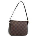 LOUIS VUITTON Damier Ebene Trousse Makeup Pouch N51982 LV Auth 146780-1