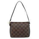 LOUIS VUITTON Damier Ebene Trousse Makeup Pouch N51982 LV Auth 146780-2