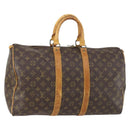 LOUIS VUITTON Monogram Keepall 45 Boston Bag M41428 LV Auth 146782-1