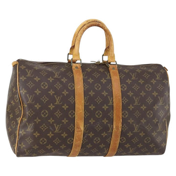 LOUIS VUITTON Monogram Keepall 45 Boston Bag M41428 LV Auth 146782