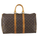 LOUIS VUITTON Monogram Keepall 45 Boston Bag M41428 LV Auth 146782-2