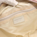 CHANEL New Travel Line Hand Bag Nylon Pink Silver CC Auth 146788-18