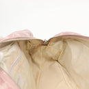 CHANEL New Travel Line Hand Bag Nylon Pink Silver CC Auth 146788-19